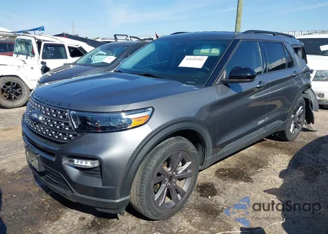 2022 Ford Explorer Xlt из США, поврежденный, VIN 1FMSK7DH0NGC28344